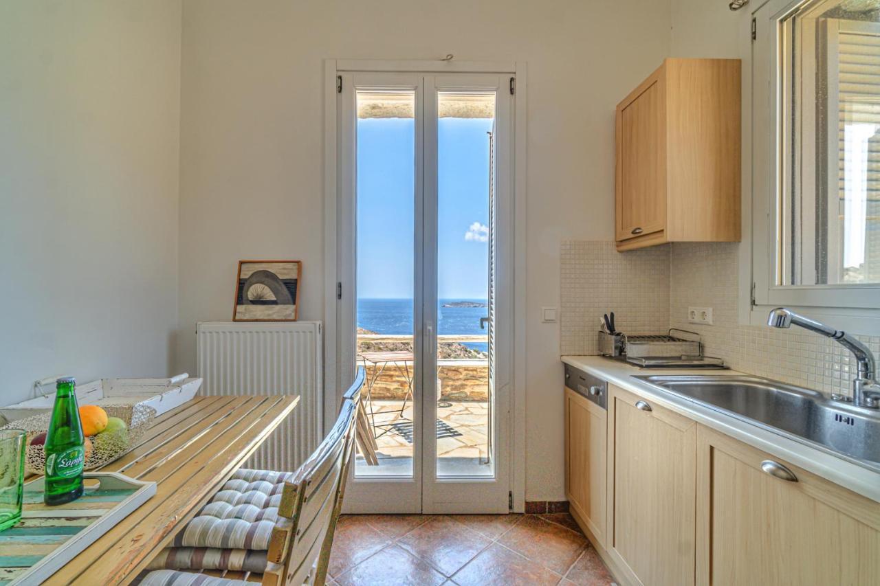 Irida Villa - Sea & Sunset Flats By Explore Andros Баці Екстер'єр фото